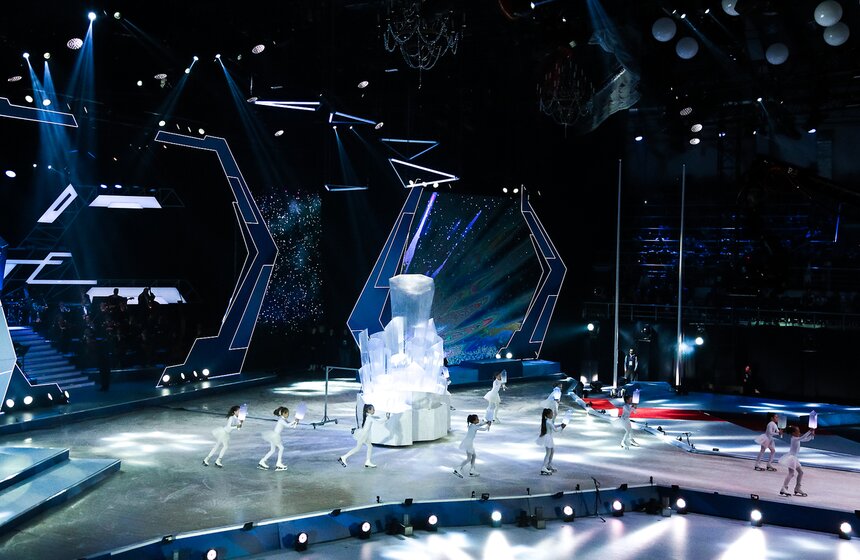 Церемония закрытия III зимних Всемирных военных игр 34 фото