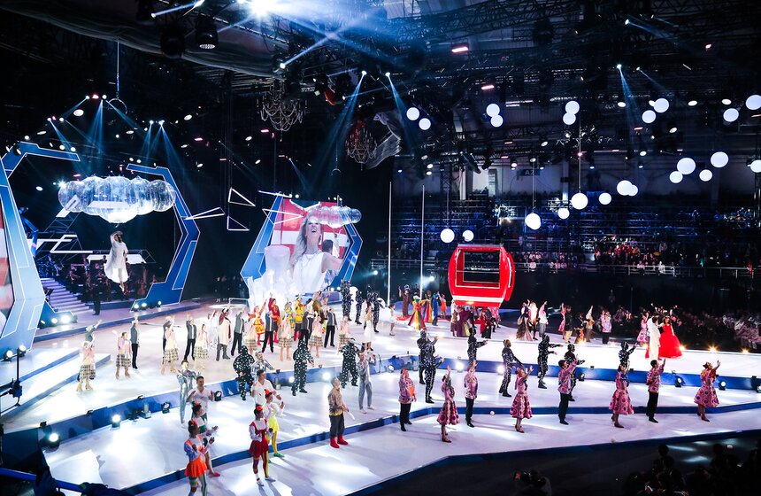 Церемония закрытия III зимних Всемирных военных игр 38 фото