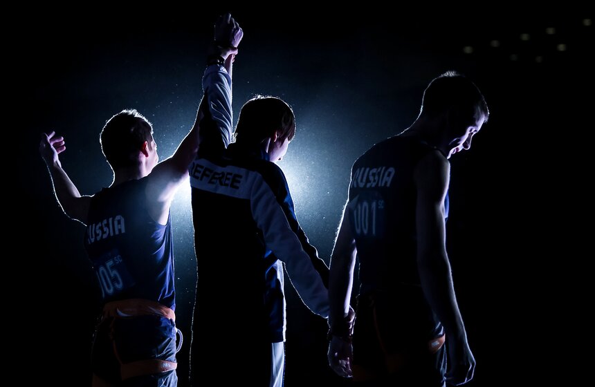 Соревнование по скалолазанию на Всемирных военных играх 18 фото