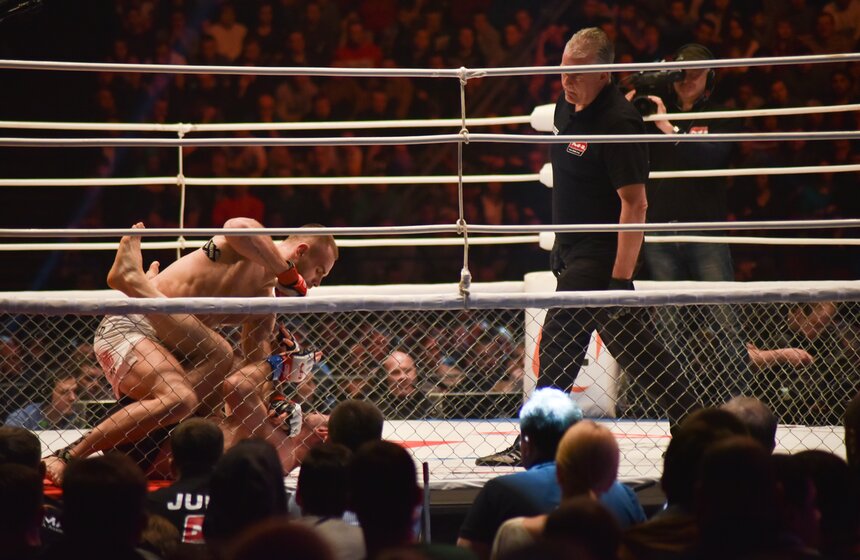 Международный турнир по смешанным единоборствам в "Олимпийском" 34 фото