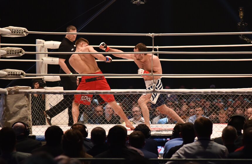 Международный турнир по смешанным единоборствам в "Олимпийском" 36 фото