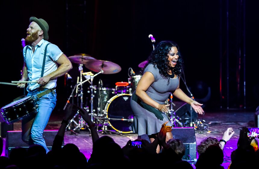 Концерт Postmodern Jukebox в "Крокус Сити Холле" 21 фото