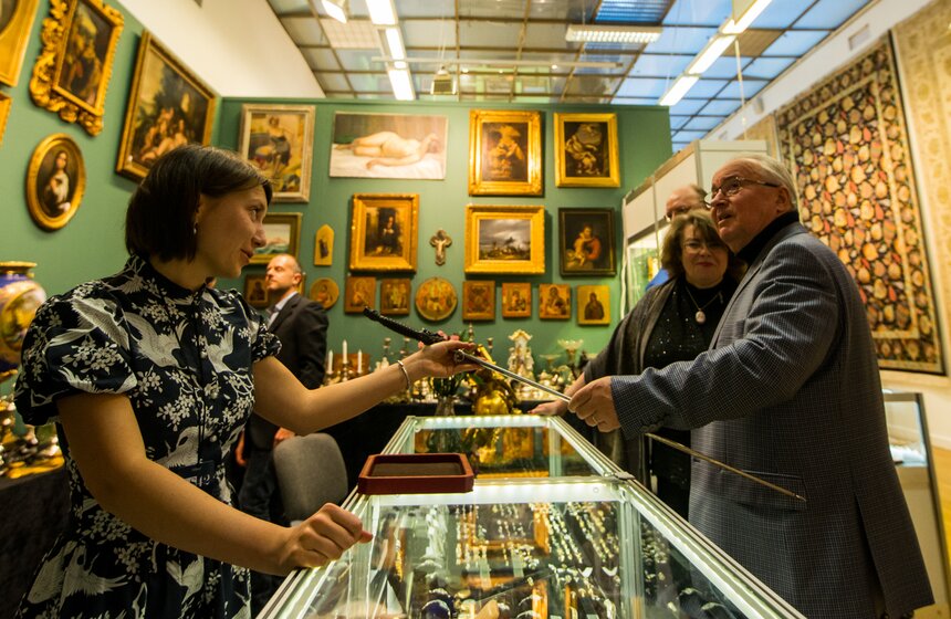 Выставка "42-й Российский Антикварный Салон" в Москве 15 фото