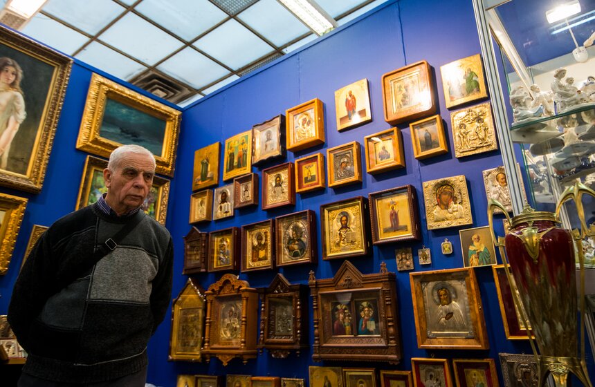 Выставка "42-й Российский Антикварный Салон" в Москве 14 фото
