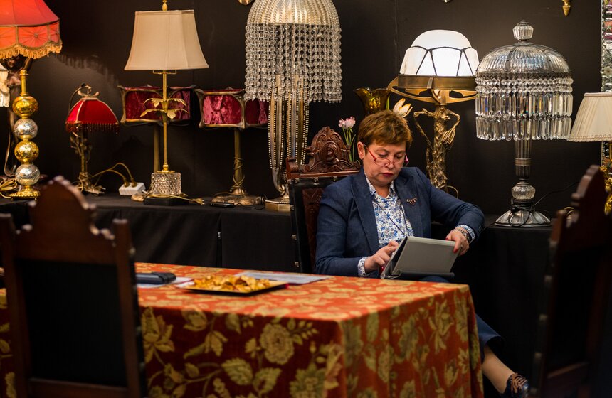 Выставка "42-й Российский Антикварный Салон" в Москве 16 фото