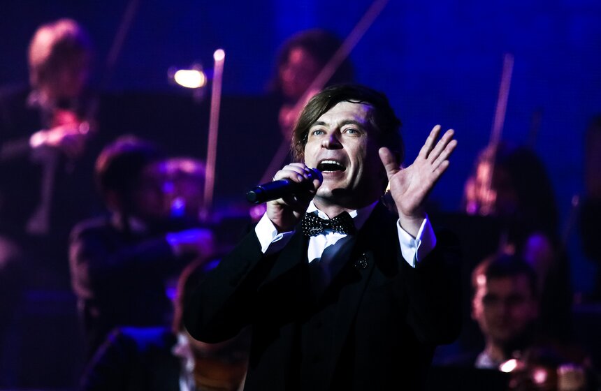 Концерт группы "Би-2" с оркестром в Кремлевском дворце 38 фото