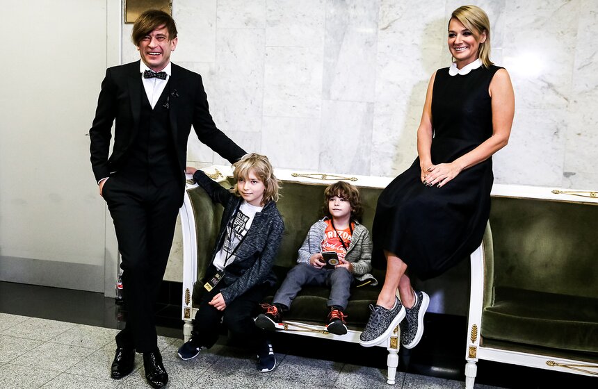 Концерт группы "Би-2" с оркестром в Кремлевском дворце 4 фото