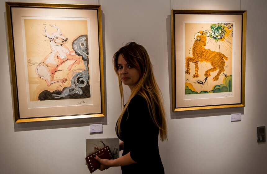 Выставка Сальвадора Дали "Алиса в Стране чудес" 8 фото