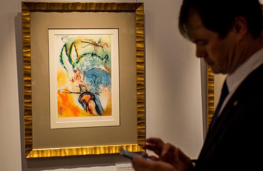 Выставка Сальвадора Дали "Алиса в Стране чудес" 10 фото