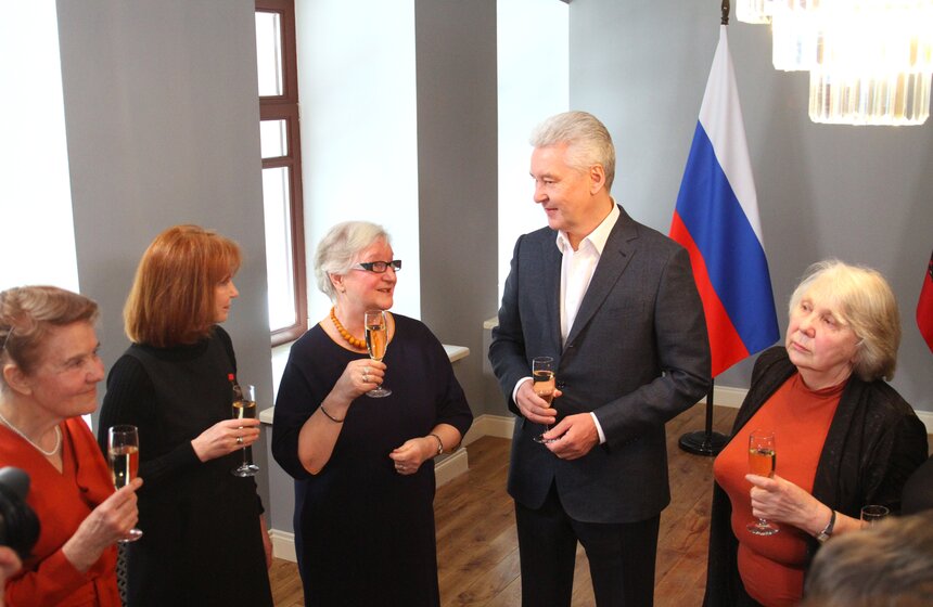 Сергей Собянин осмотрел жилой дом Н.Баулина после реставрации 20 фото