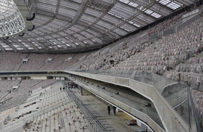 Как выглядят обновленные "Лужники". Фоторепортаж 14 фото