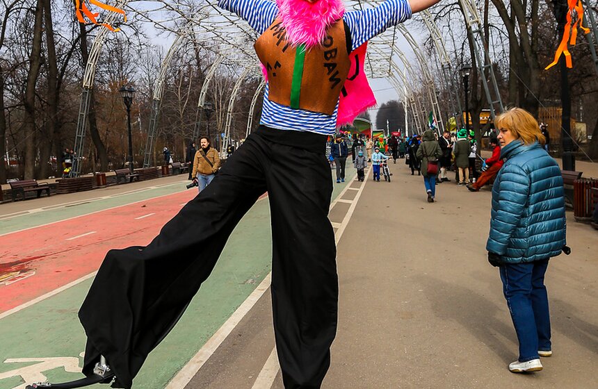 Карнавал в честь Дня святого Патрика прошел в Сокольниках 7 фото