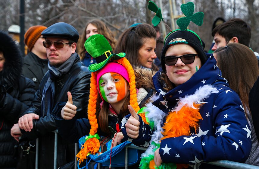 Карнавал в честь Дня святого Патрика прошел в Сокольниках 16 фото