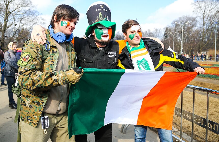 Карнавал в честь Дня святого Патрика прошел в Сокольниках 40 фото