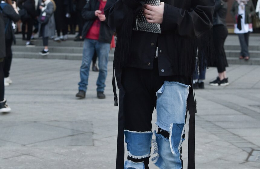 Это что на вас такое: наряды гостей Mercedes-Benz Fashion Week 11 фото