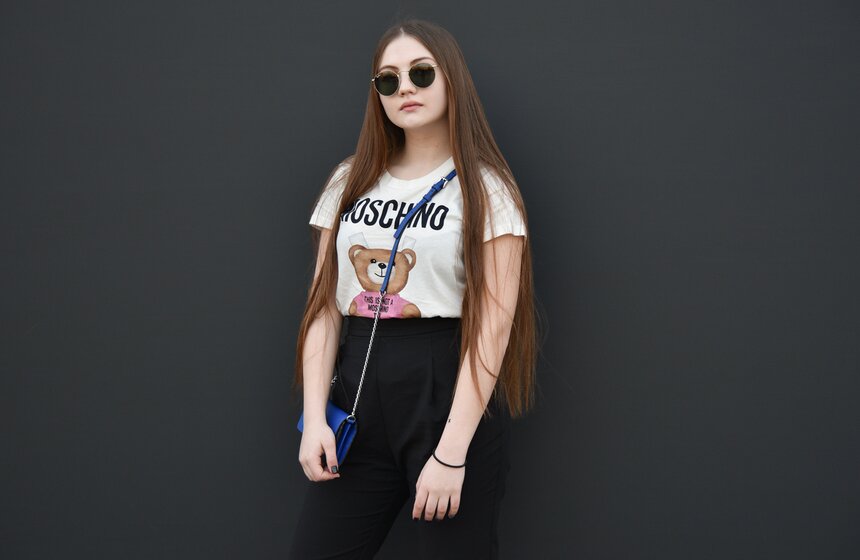 Это что на вас такое: наряды гостей Mercedes-Benz Fashion Week 45 фото