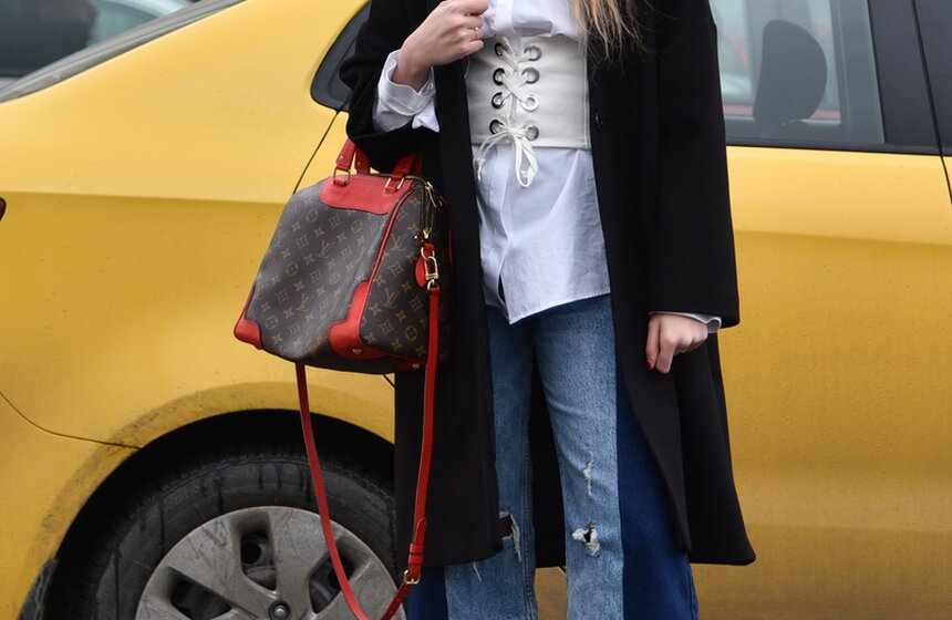 Это что на вас такое: наряды гостей Mercedes-Benz Fashion Week 27 фото