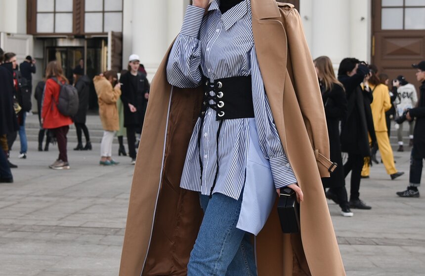 Это что на вас такое: наряды гостей Mercedes-Benz Fashion Week 23 фото