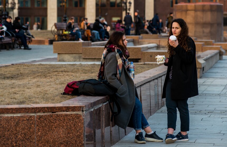 Москва дышит весной. Фоторепортаж 7 фото