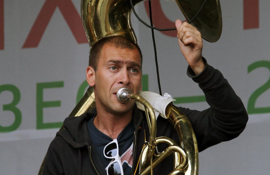 В Москве прошел "Фестиваль шагающих оркестров" 4 фото