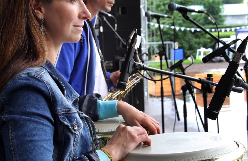 В Москве прошел "Фестиваль шагающих оркестров" 11 фото