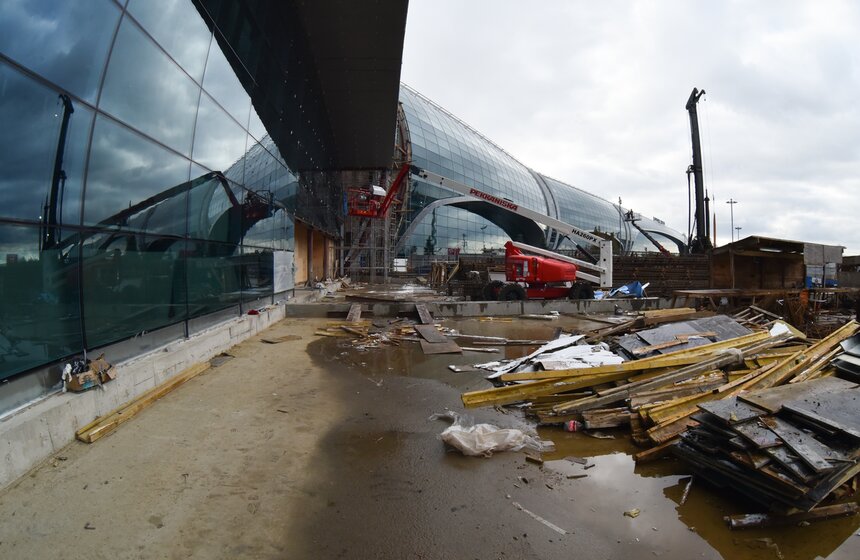 Облик Домодедово дополнит новый запоминающийся архитектурный объект – атриум в галерее международного вылета