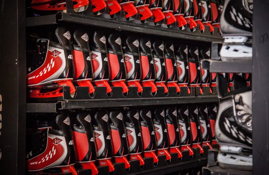 Рядом с павильоном № 4 откроется обновленная хоккейная раздевалка