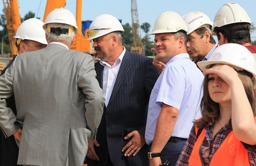 Сергей Собянин посетил строящуюся станцию метро "Селигерская" 11 фото