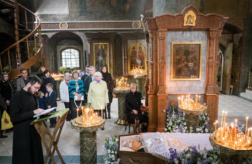 Прощание с Ильей Глазуновым. Фото 1 фото