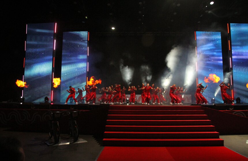 Концерт ко Дню транспорта прошел в Москве 14 фото