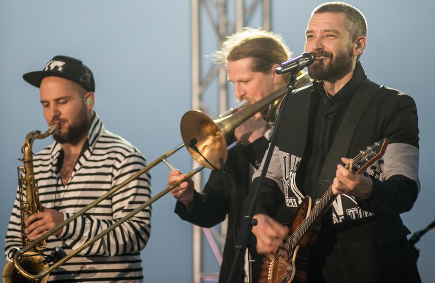 Концерт Uma2rman на крыше телеканала "Москва 24". Фото 4 фото