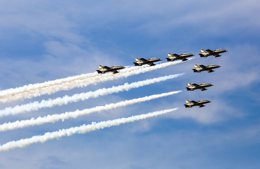 Генеральная репетиция открытия авиасалона МАКС-2017. Фото 27 фото