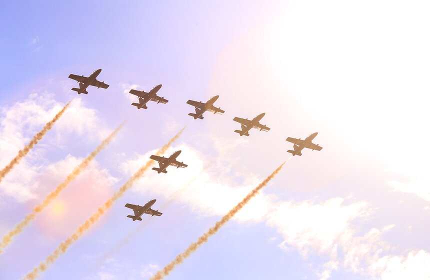 Генеральная репетиция открытия авиасалона МАКС-2017. Фото 30 фото