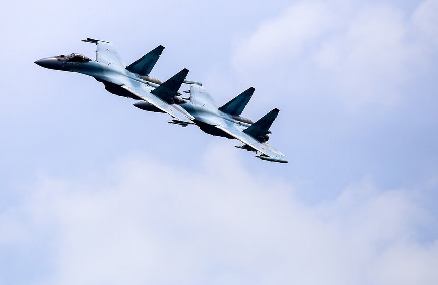 Генеральная репетиция открытия авиасалона МАКС-2017. Фото 6 фото