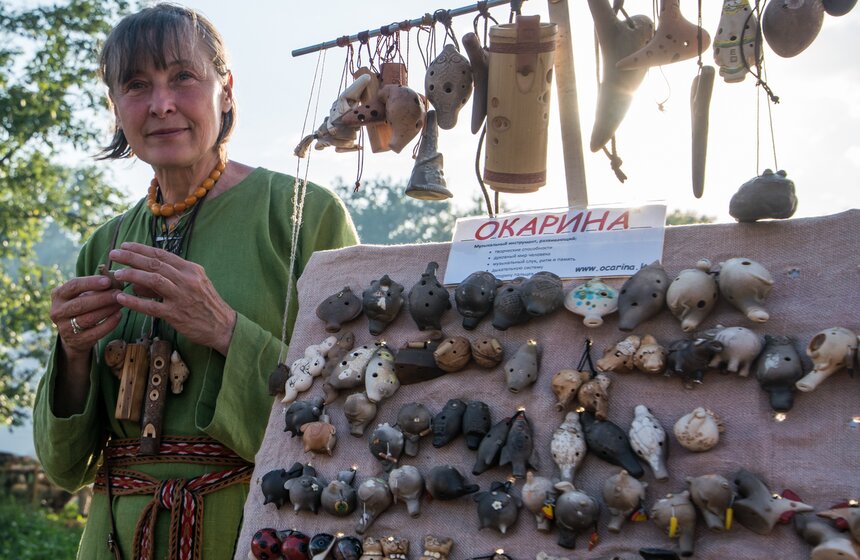 Фестиваль "Битва тысячи мечей" открылся в "Коломенском" 26 фото