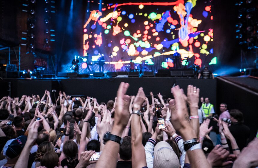 Концерт Depeche Mode на стадионе "Открытие Арена" 8 фото