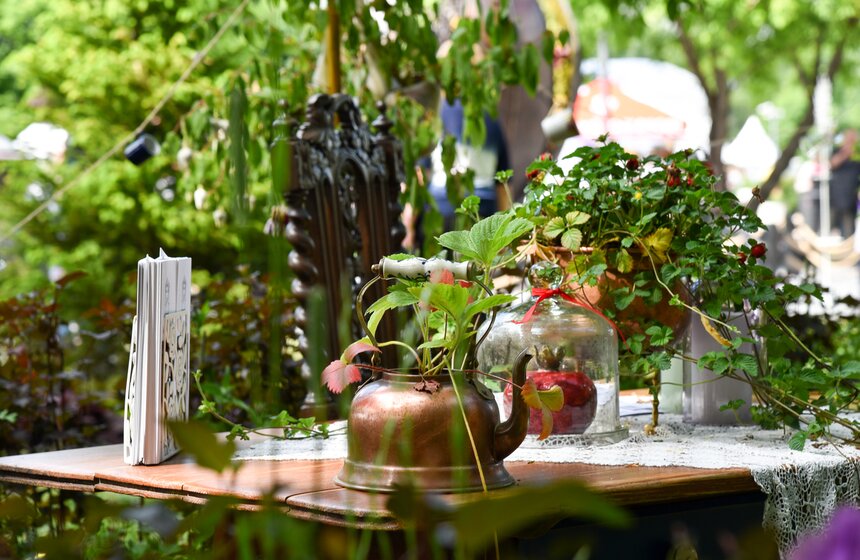 Фестиваль Moscow Flower Show 2017 в парке "Музеон". Фото 22 фото