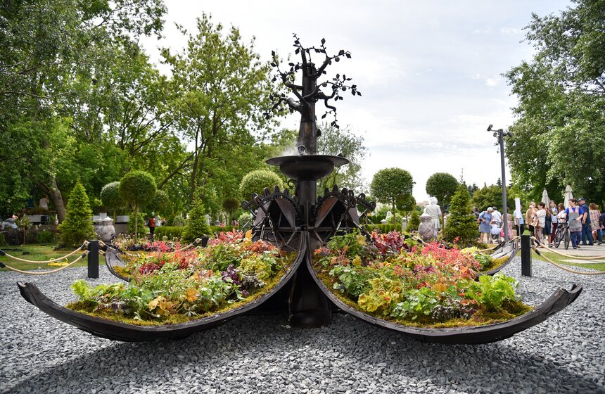 Фестиваль Moscow Flower Show 2017 в парке "Музеон". Фото 6 фото