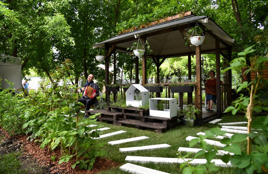 Фестиваль Moscow Flower Show 2017 в парке "Музеон". Фото 7 фото