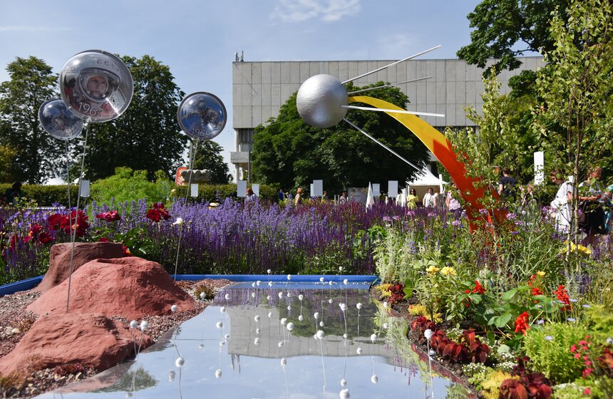 Фестиваль Moscow Flower Show 2017 в парке "Музеон". Фото 18 фото