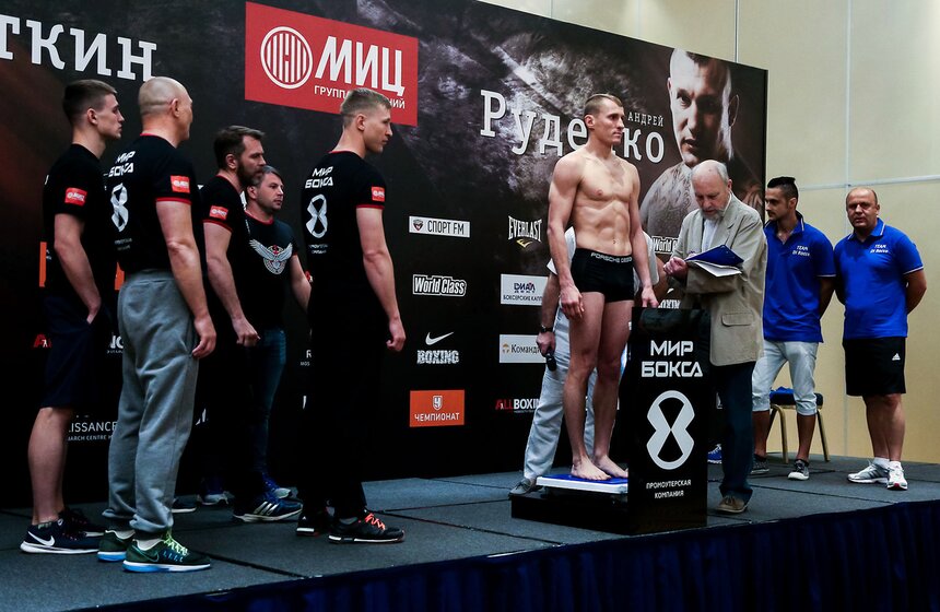 Церемония взвешивания боксеров Поветкина и Руденко 16 фото
