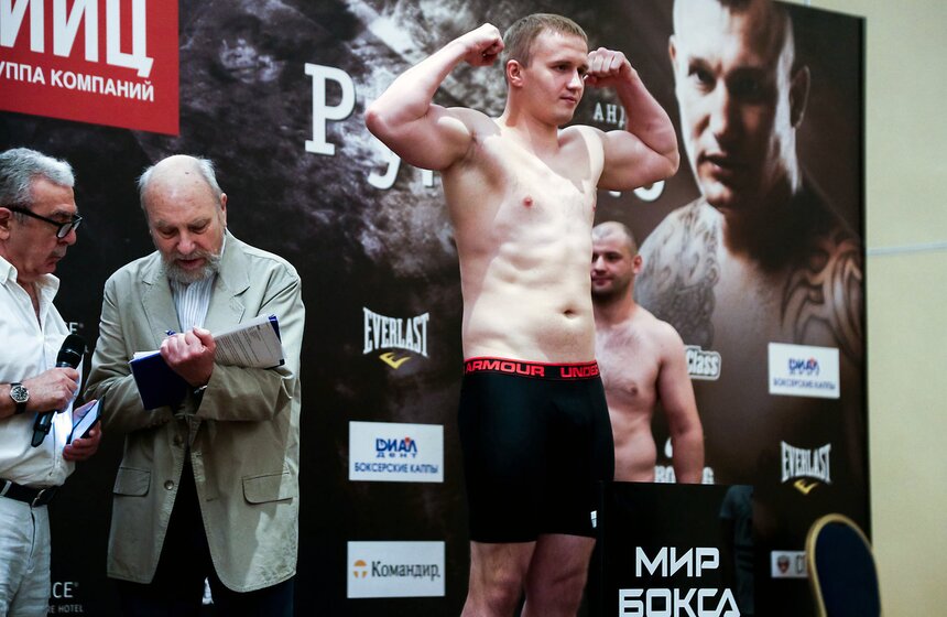 Церемония взвешивания боксеров Поветкина и Руденко 13 фото