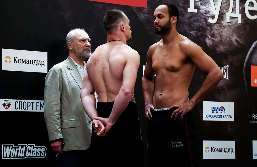 Церемония взвешивания боксеров Поветкина и Руденко 12 фото