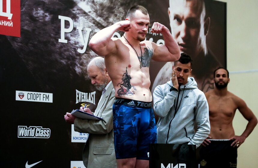 Церемония взвешивания боксеров Поветкина и Руденко 11 фото