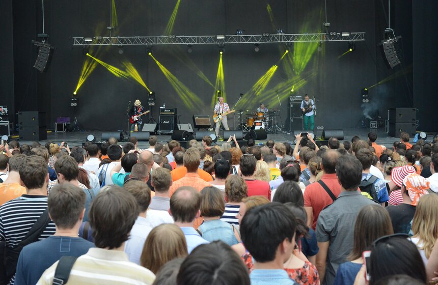 В Зеленом Театре прошел традиционный опен-эйр группы "Чайф" 4 фото