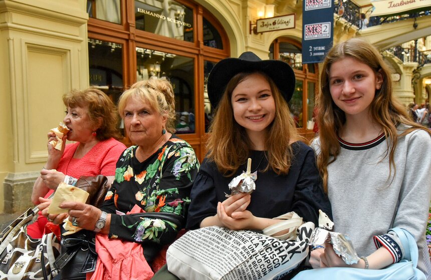 День мороженого в ГУМе. Фото 15 фото