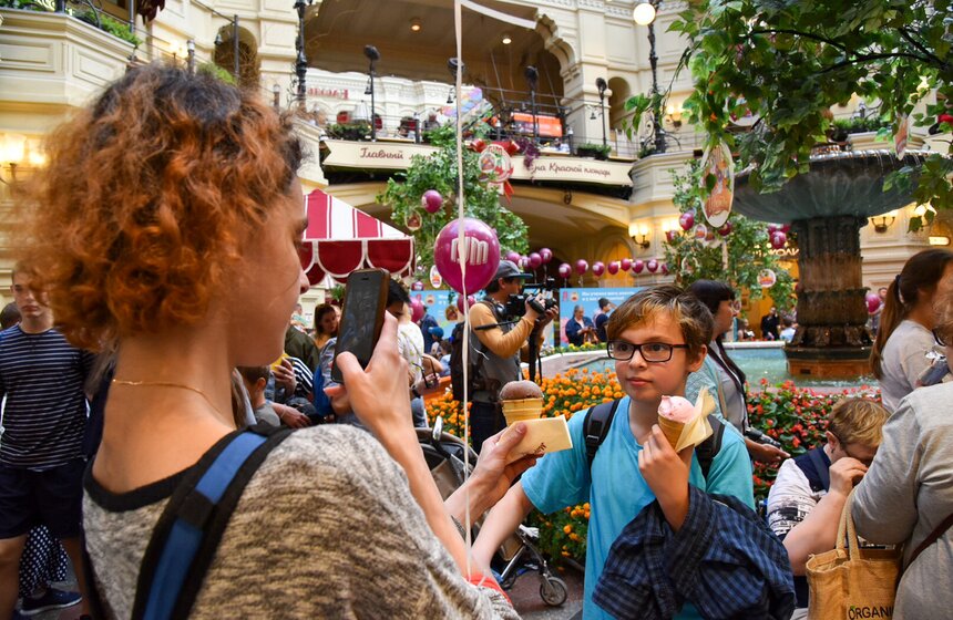 День мороженого в ГУМе. Фото 5 фото