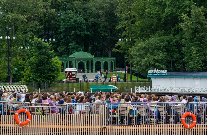 Выступление Хабенского на новой сцене Зеленого театра ВДНХ. Фото 17 фото