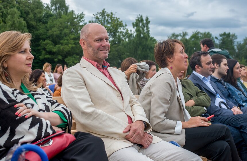 Выступление Хабенского на новой сцене Зеленого театра ВДНХ. Фото 8 фото