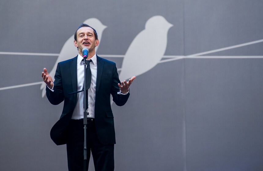 Выступление Хабенского на новой сцене Зеленого театра ВДНХ. Фото 2 фото